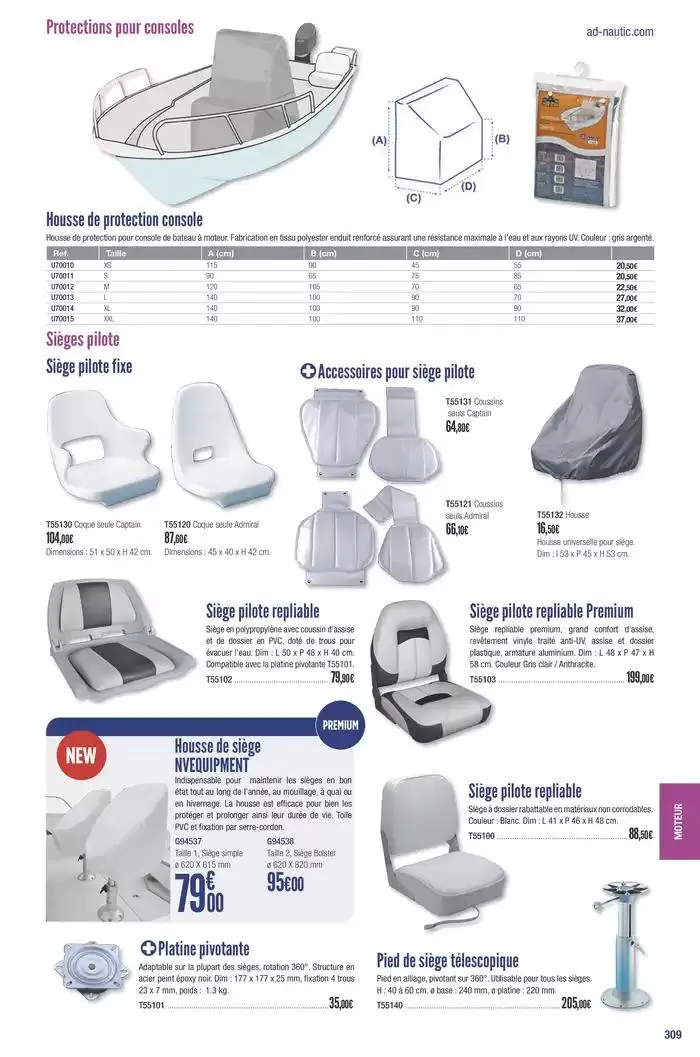 Catalogue Accastillage Diffusion 2025 du 1 janvier au 31 décembre 2025 - Catalogue page 311