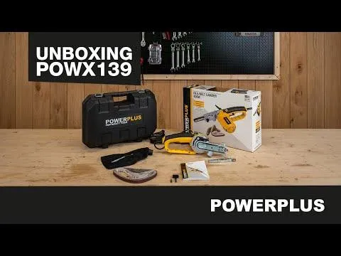 Lime ponceuse à bande 400 W Powerplus