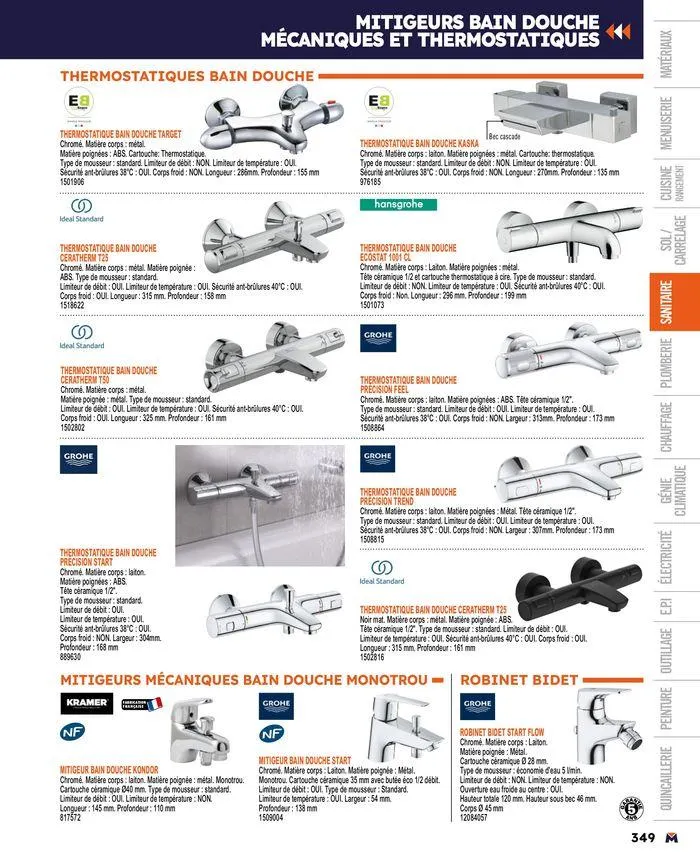 Guide produits 2024 du 15 mars au 31 décembre 2024 - Catalogue page 349