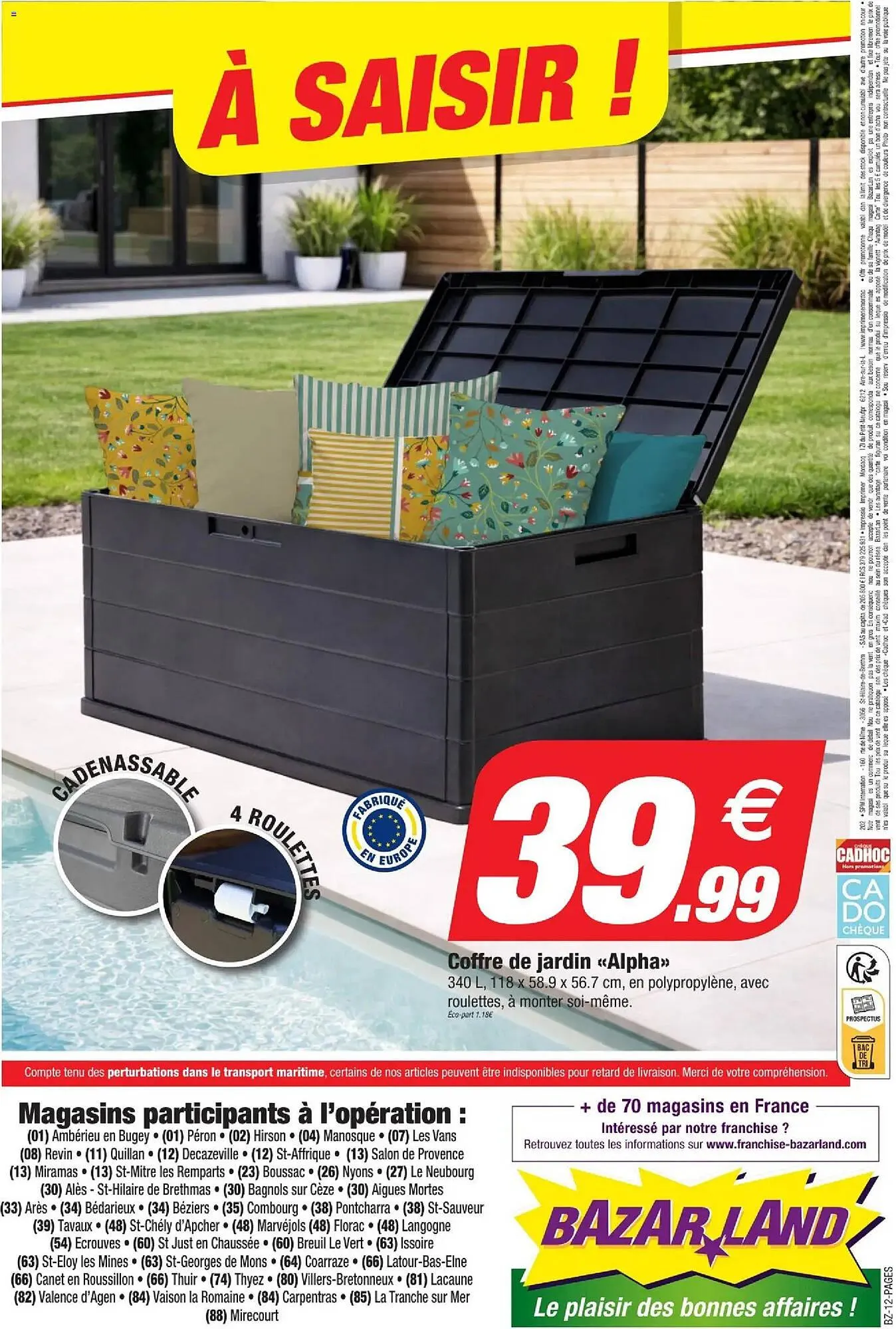 Catalogue Bazarland du 29 avril au 10 mai 2026 - Catalogue page 12