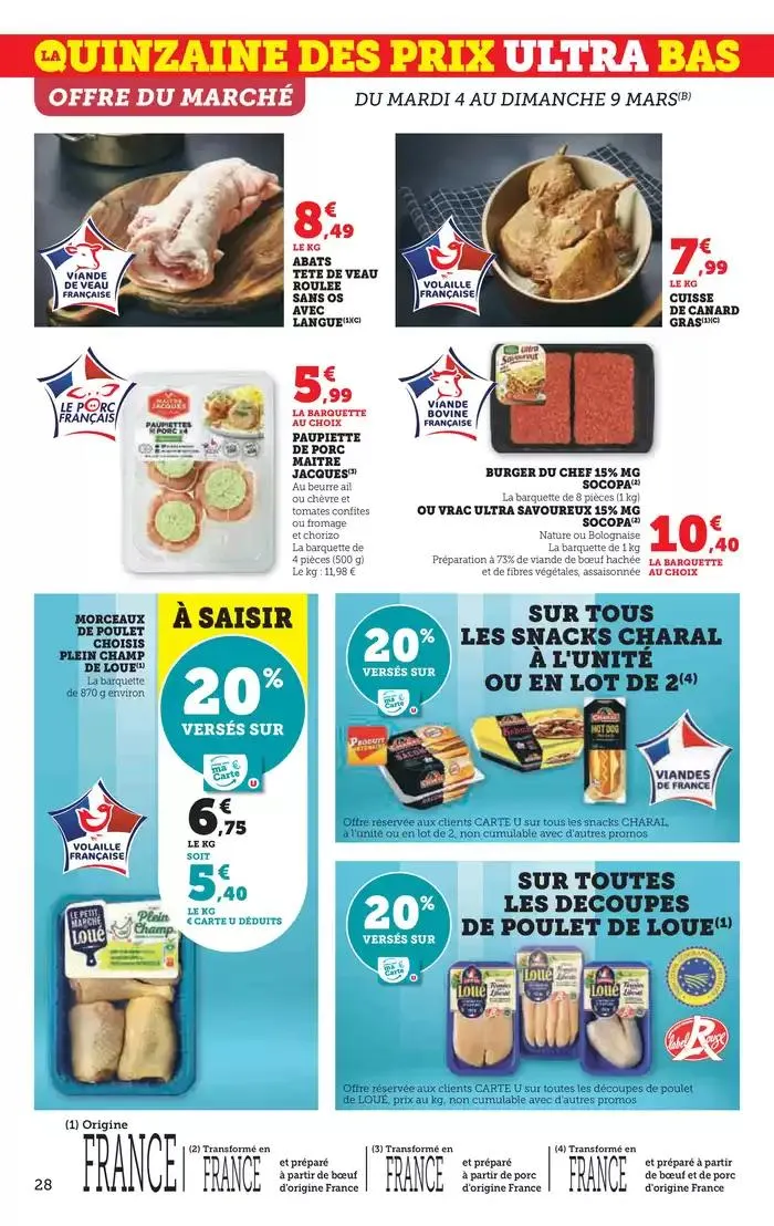 Quinzaine Commerçante du 5 mars au 16 mars 2025 - Catalogue page 28