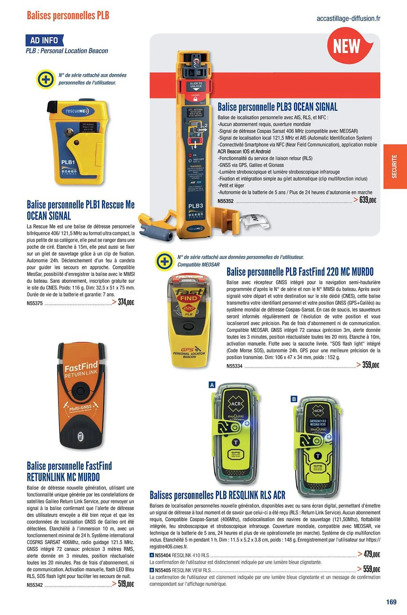 Catalogue Accastillage Diffusion du 1 mars au 31 décembre 2023 - Catalogue page 171