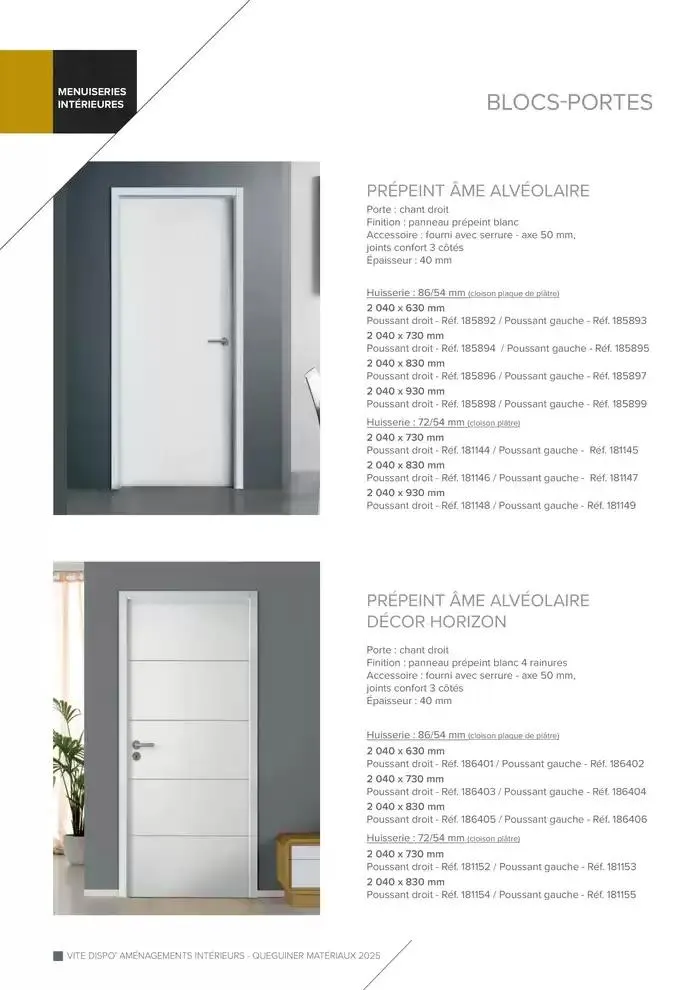 Aménagements Intérieurs du 20 janvier au 31 décembre 2025 - Catalogue page 22