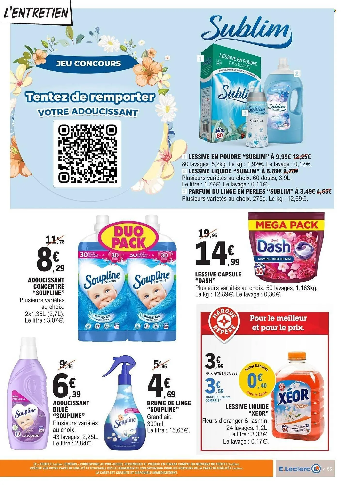 Catalogue E.Leclerc du 24 mars au 6 avril 2026 - Catalogue page 55
