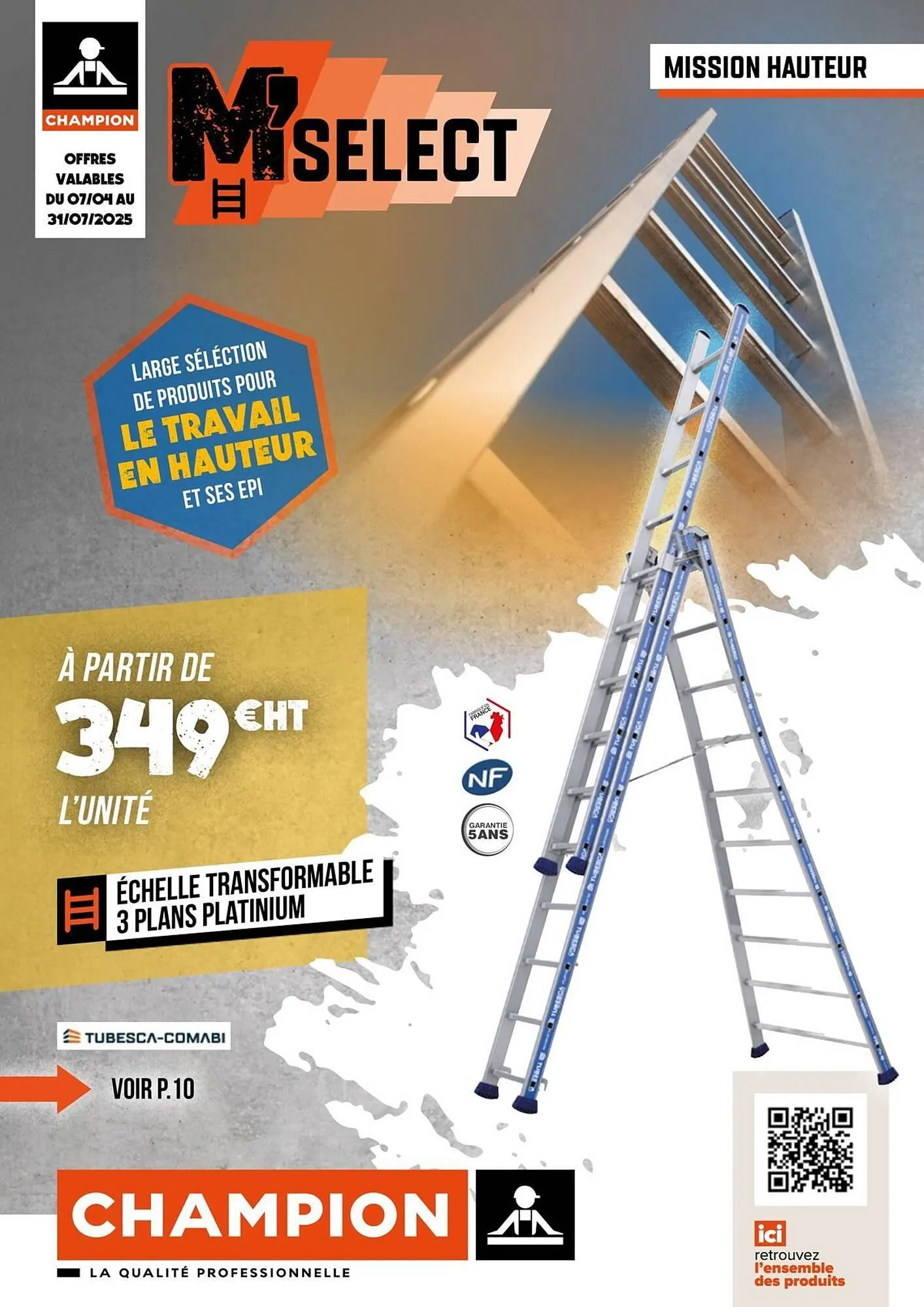 Catalogue Champion Direct du 28 avril au 31 juillet 2025 - Catalogue page 1