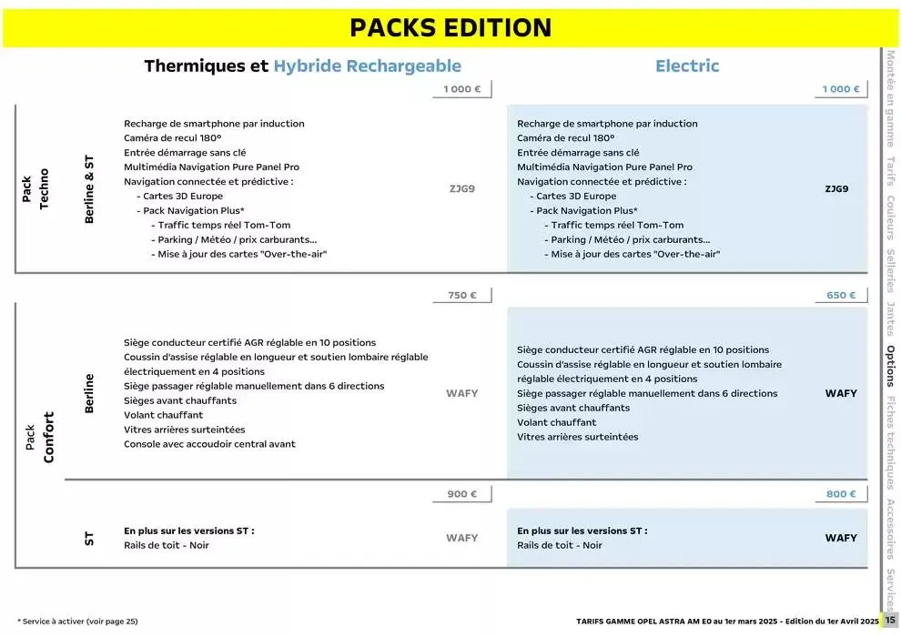 Opel Astra et Astra Sports Tourer du 3 avril au 3 avril 2026 - Catalogue page 16