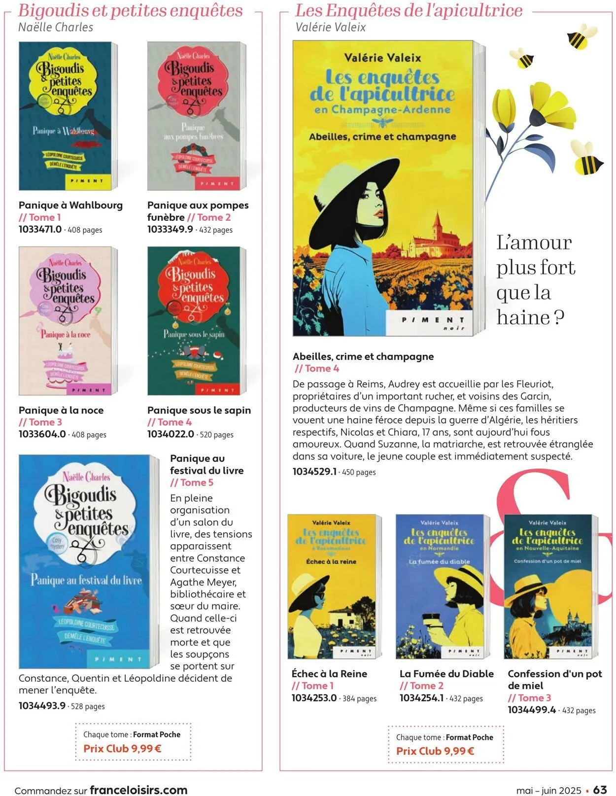 France Loisirs du 1 mai au 30 juin 2025 - Catalogue page 63