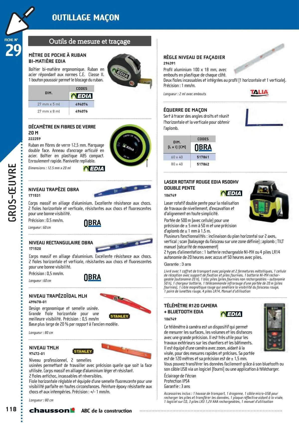 Catalogue Chausson Matériaux du 2 mai au 31 décembre 2025 - Catalogue page 100