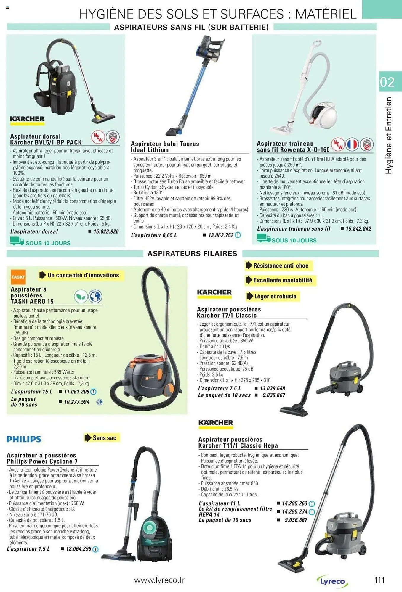Catalogue Lyreco du 15 mai au 31 décembre 2023 - Catalogue page 111