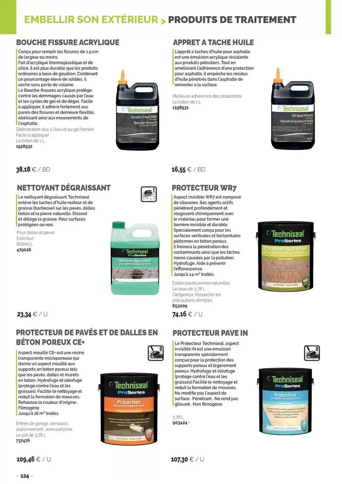 Aménagements Extérieurs 2025 du 30 avril au 31 décembre 2025 - Catalogue page 124