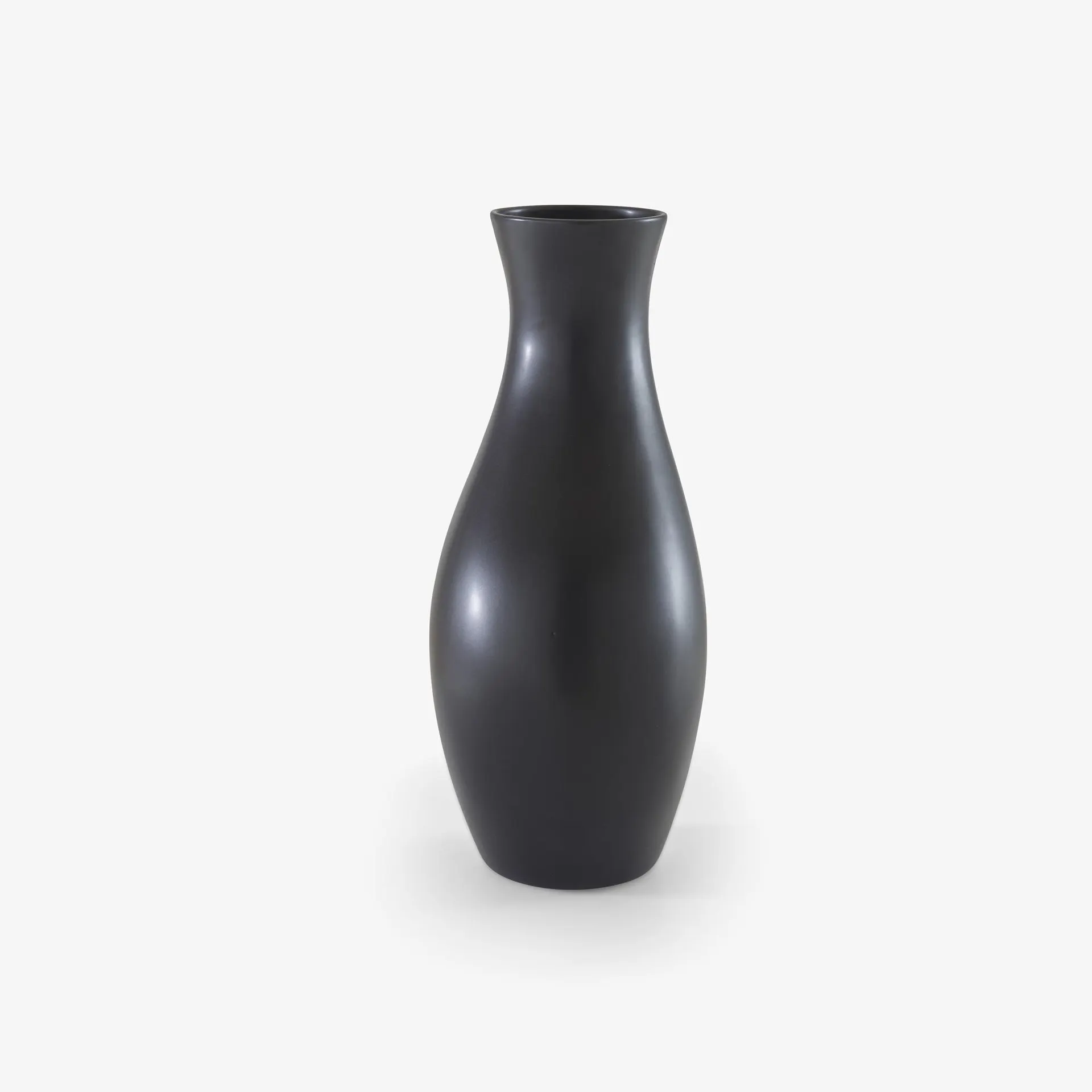 Hanbun Vase noir mat