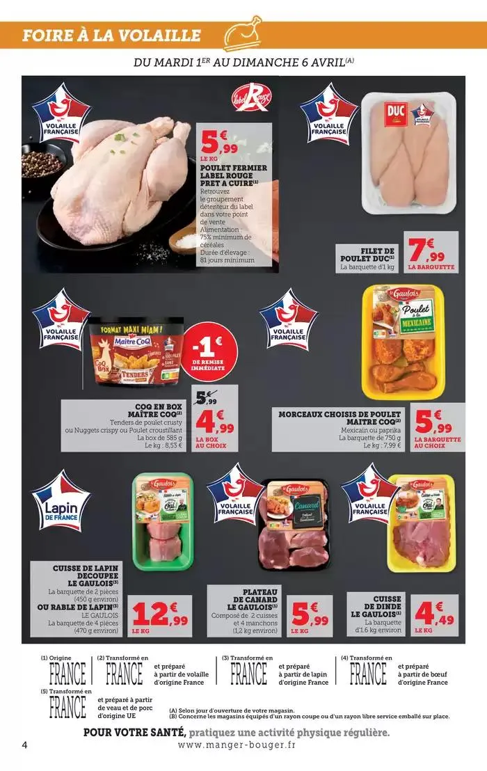 LE MARCHÉ À PRIX BAS ! du 1 avril au 13 avril 2025 - Catalogue page 4