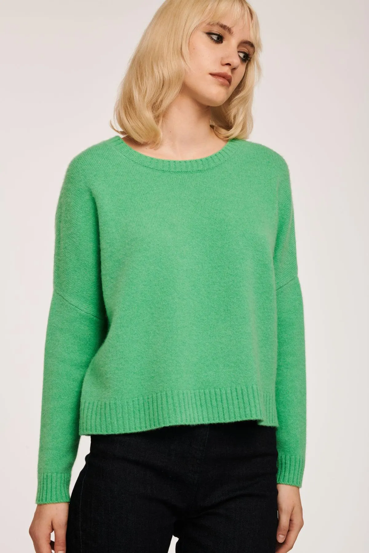 Pull col rond en cachemire