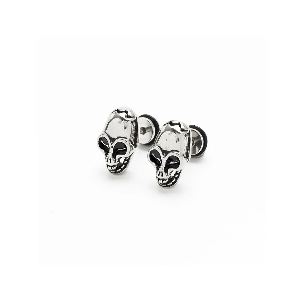 boucles d'oreilles acier