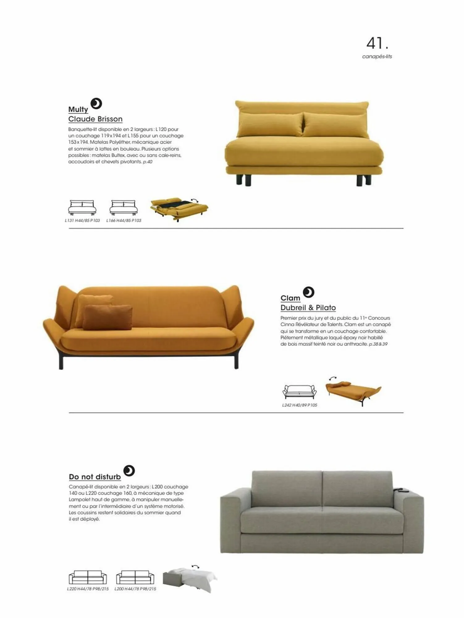 Catalogue Cinna du 5 janvier au 31 décembre 2023 - Catalogue page 41