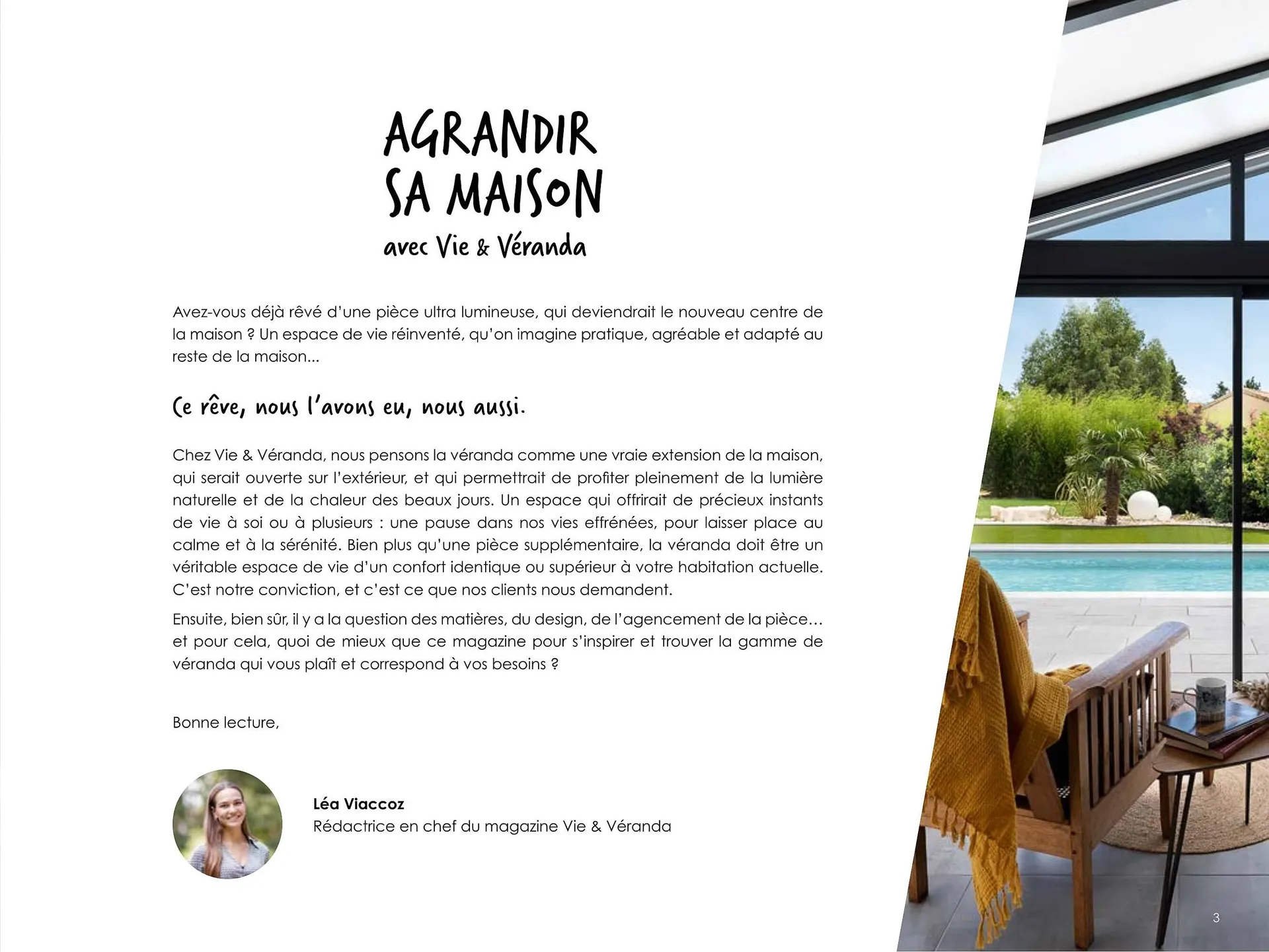 Catalogue Vie & Véranda du 5 mars au 30 septembre 2025 - Catalogue page 3