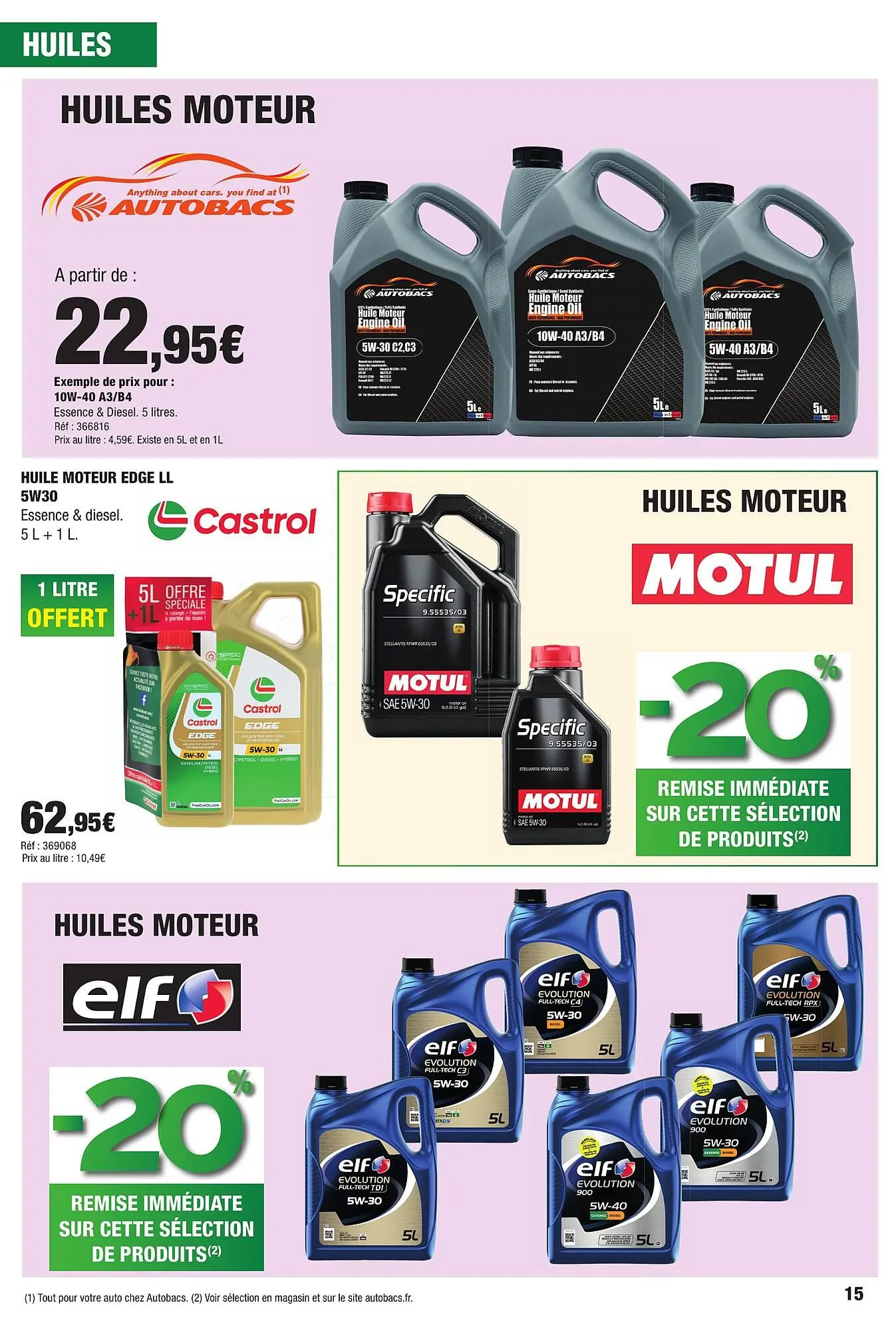 Catalogue Autobacs du 23 avril au 3 juin 2026 - Catalogue page 15