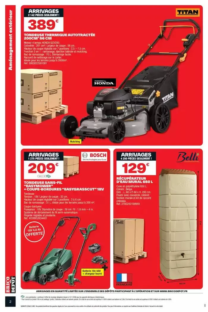 Spécial chantier extérieur ! du 4 avril au 24 avril 2025 - Catalogue page 2