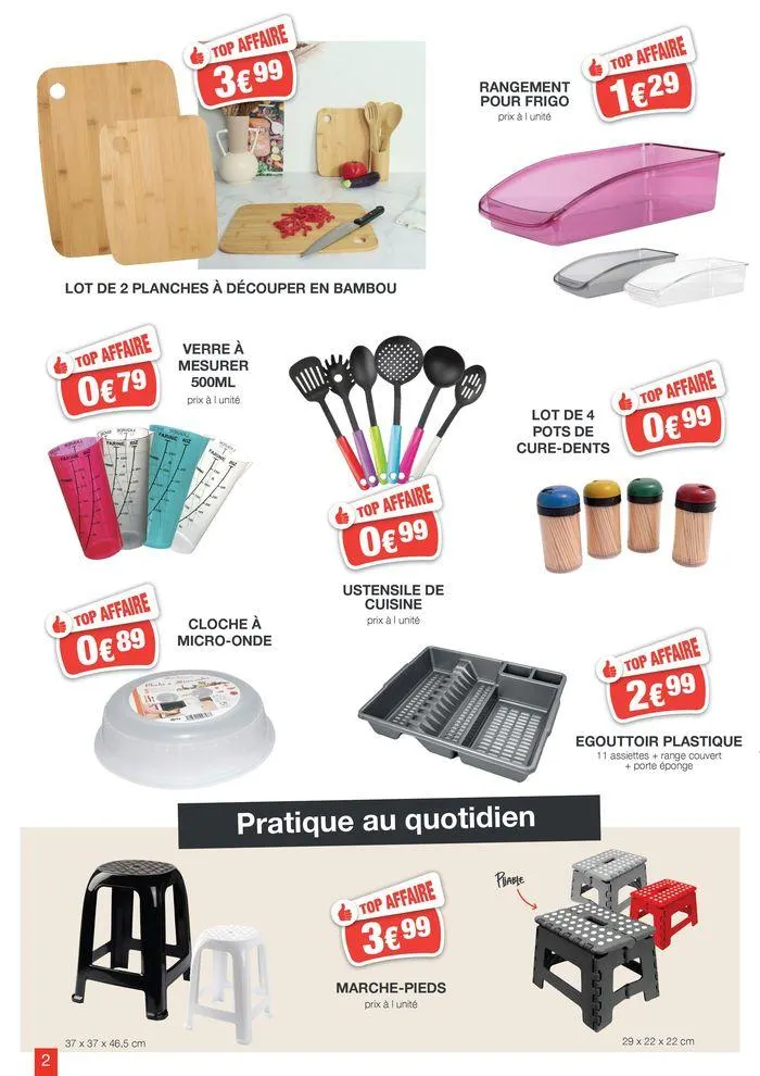 TOP AFFAIRE du 31 juillet au 31 juillet 2024 - Catalogue page 2