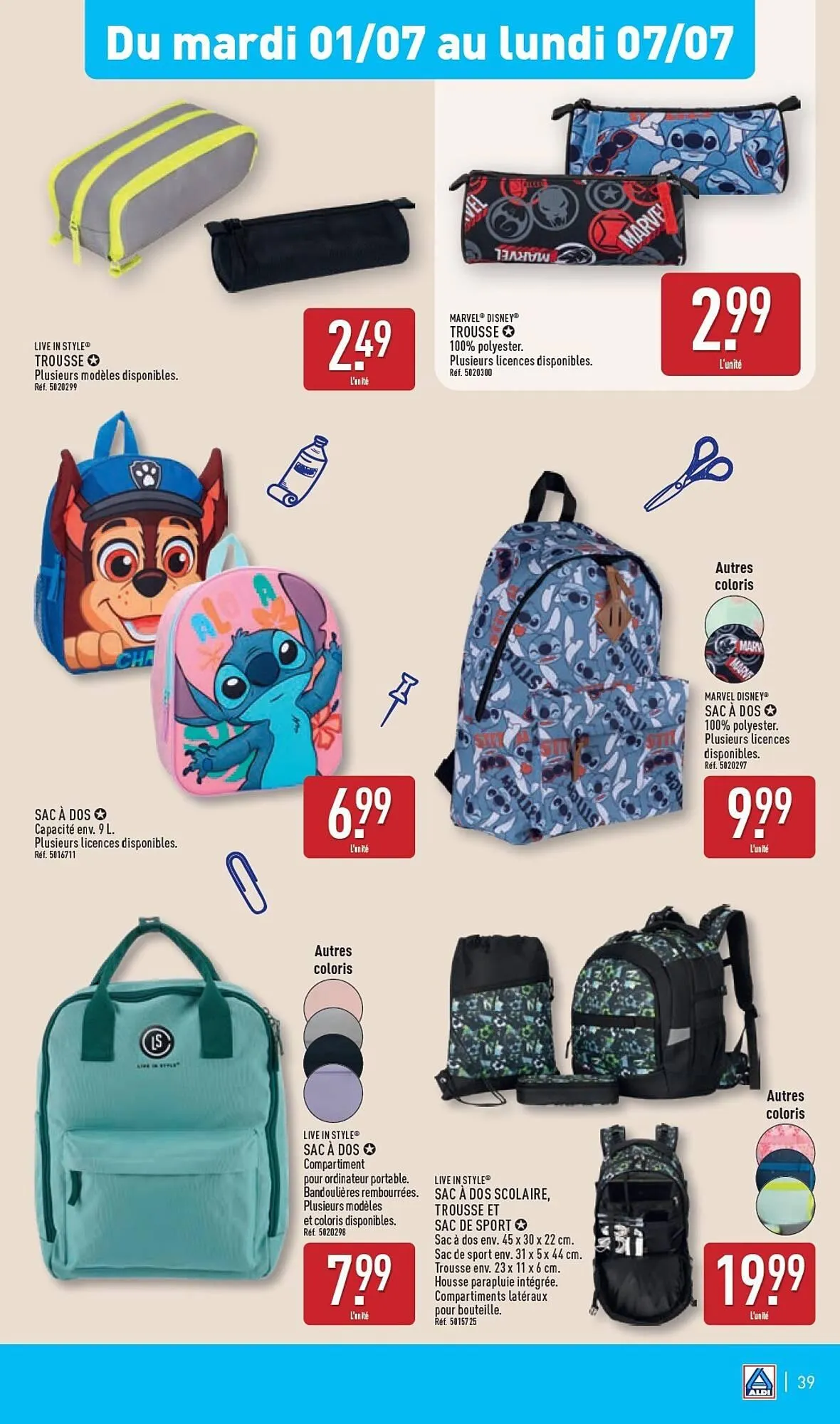 Catalogue ALDI du 1 juillet au 7 juillet 2025 - Catalogue page 42