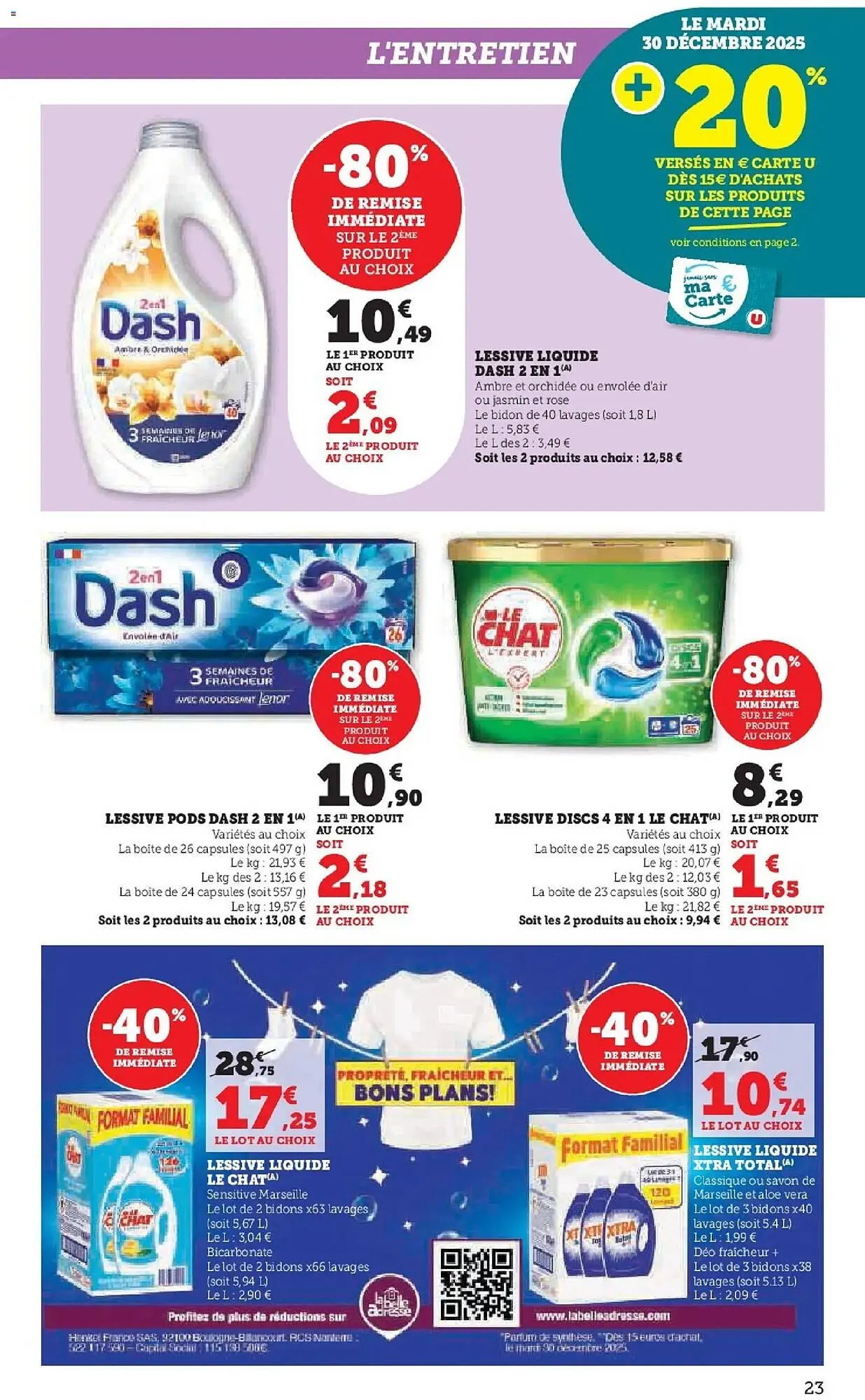 Catalogue Super U du 27 décembre au 11 janvier 2026 - Catalogue page 23