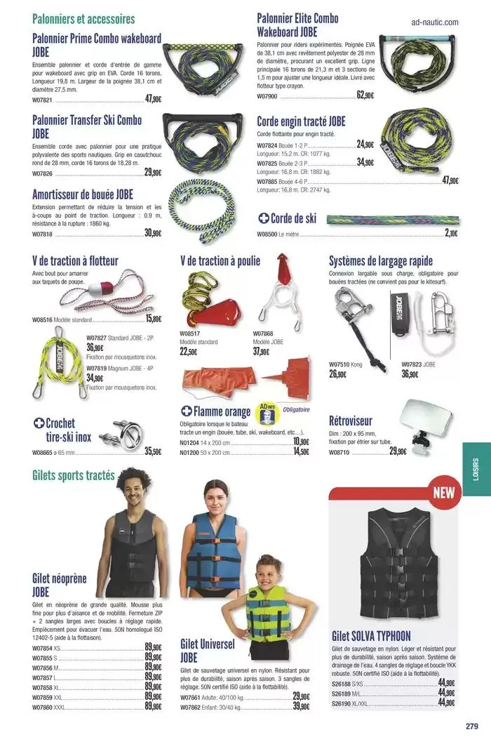 Catalogue Accastillage Diffusion 2025 du 1 janvier au 31 décembre 2025 - Catalogue page 281