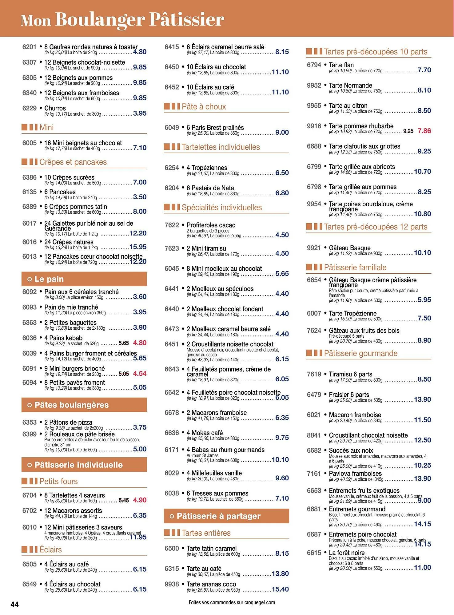 Catalogue Croque Gel du 29 mars au 5 mai 2024 - Catalogue page 44