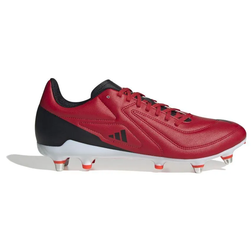 Chaussures de Rugby RS15 Hybrides Tout Terrain SG Rouge - Adidas
