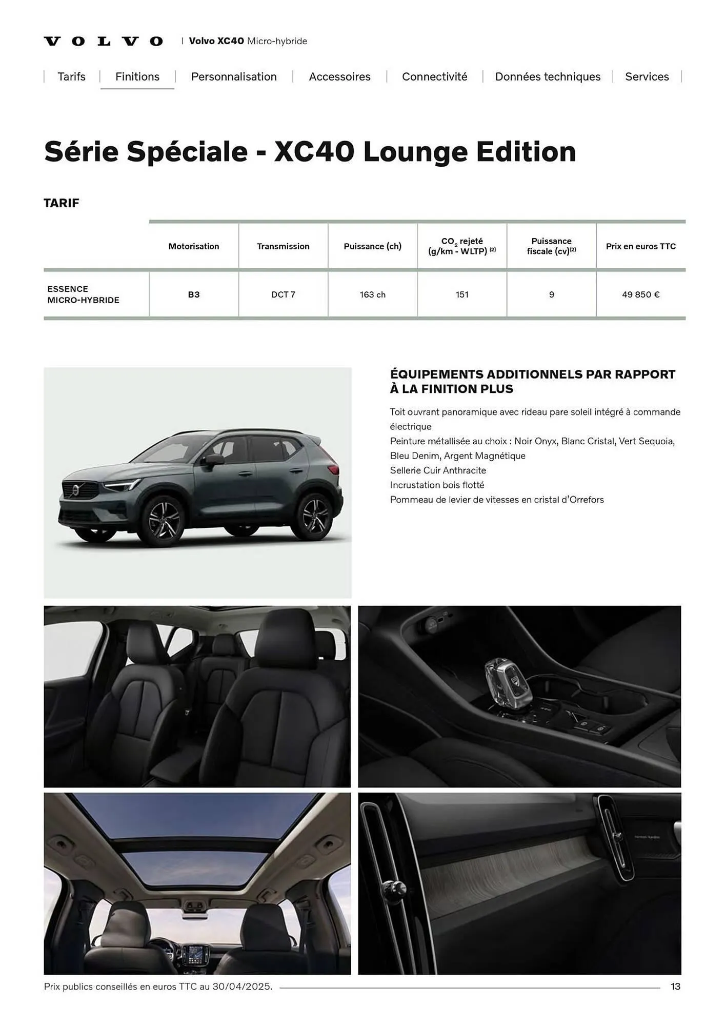 Catalogue VOLVO du 7 janvier au 31 janvier 2027 - Catalogue page 13