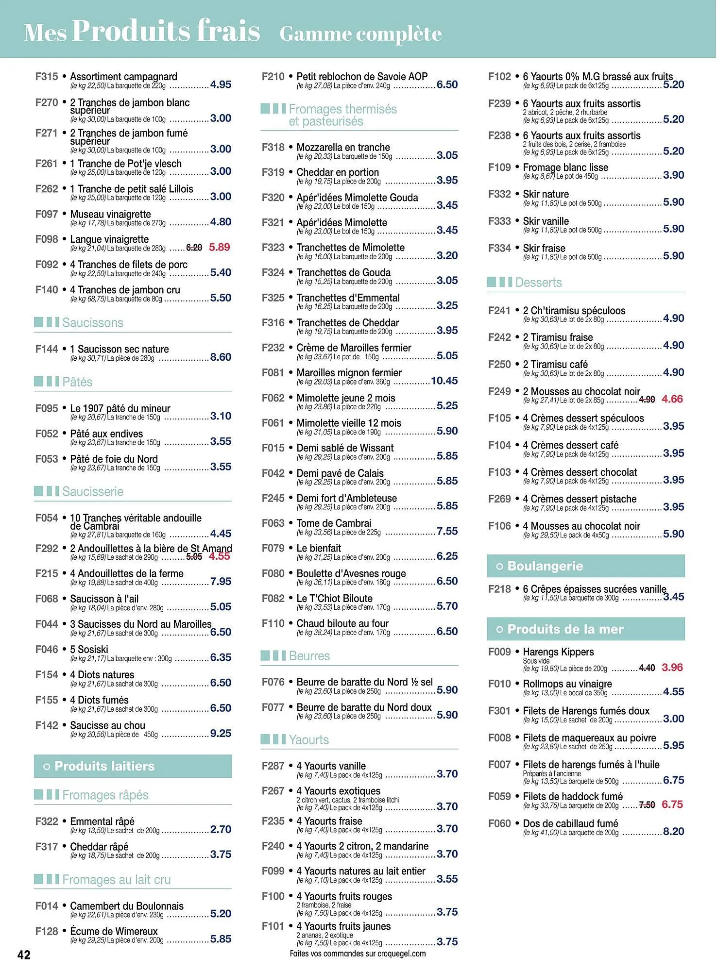 Catalogue Croque Gel du 3 avril au 3 mai 2026 - Catalogue page 42