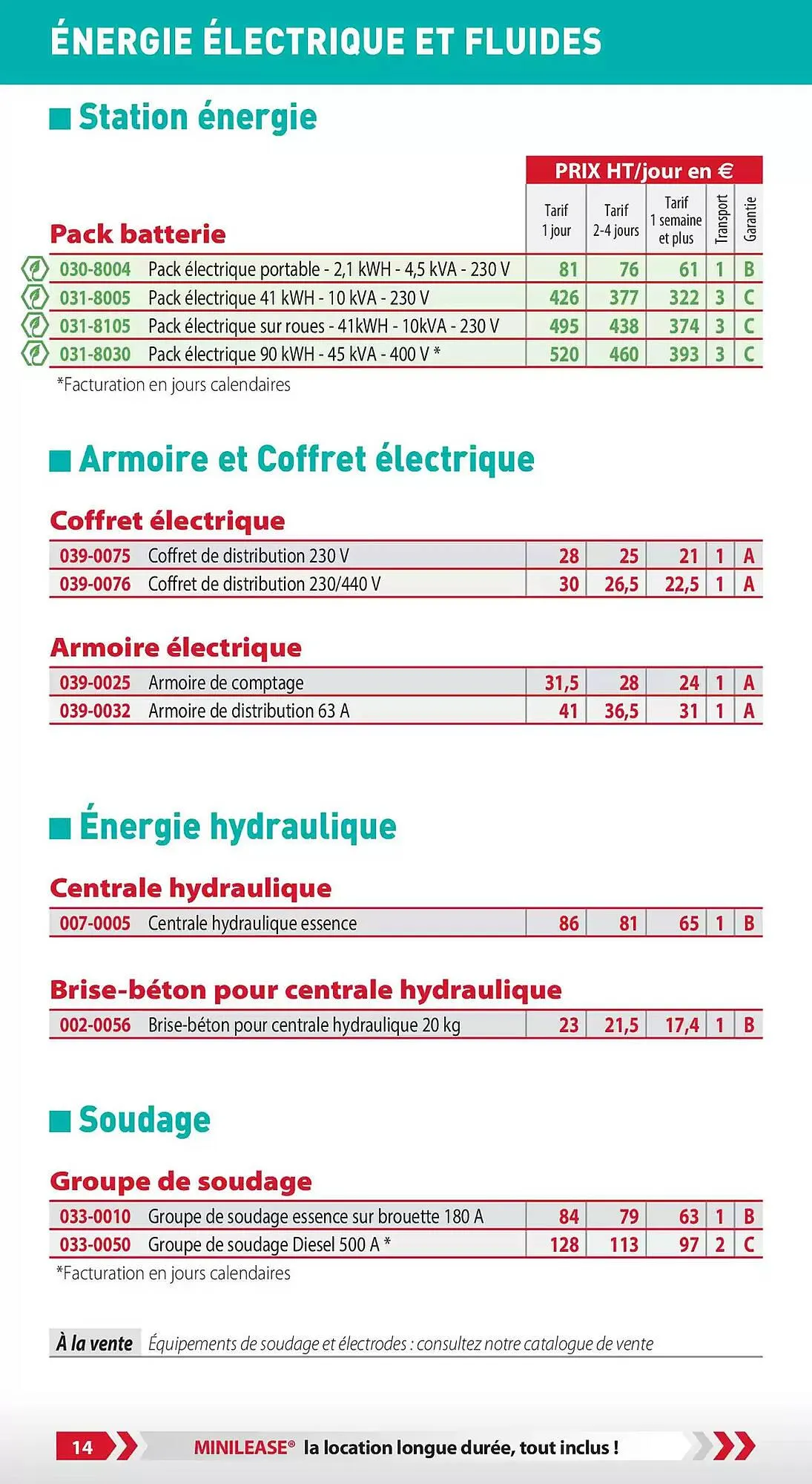 Catalogue Loxam du 3 janvier au 31 décembre 2025 - Catalogue page 16