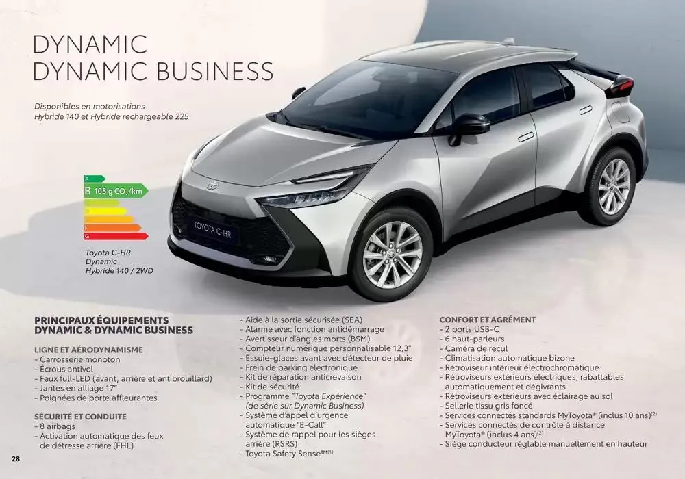 Nouveau Toyota C-HR du 15 janvier au 15 janvier 2026 - Catalogue page 28
