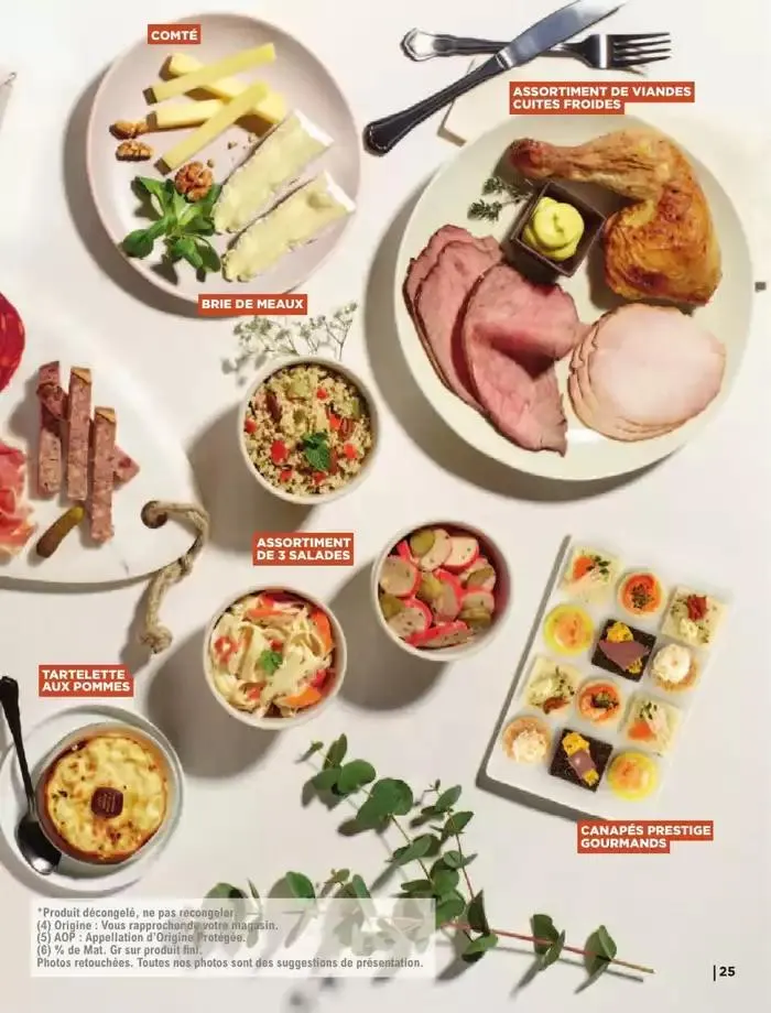 CARTE TRAITEUR PERMANENTE - MIXTE du 9 mai au 31 décembre 2025 - Catalogue page 25