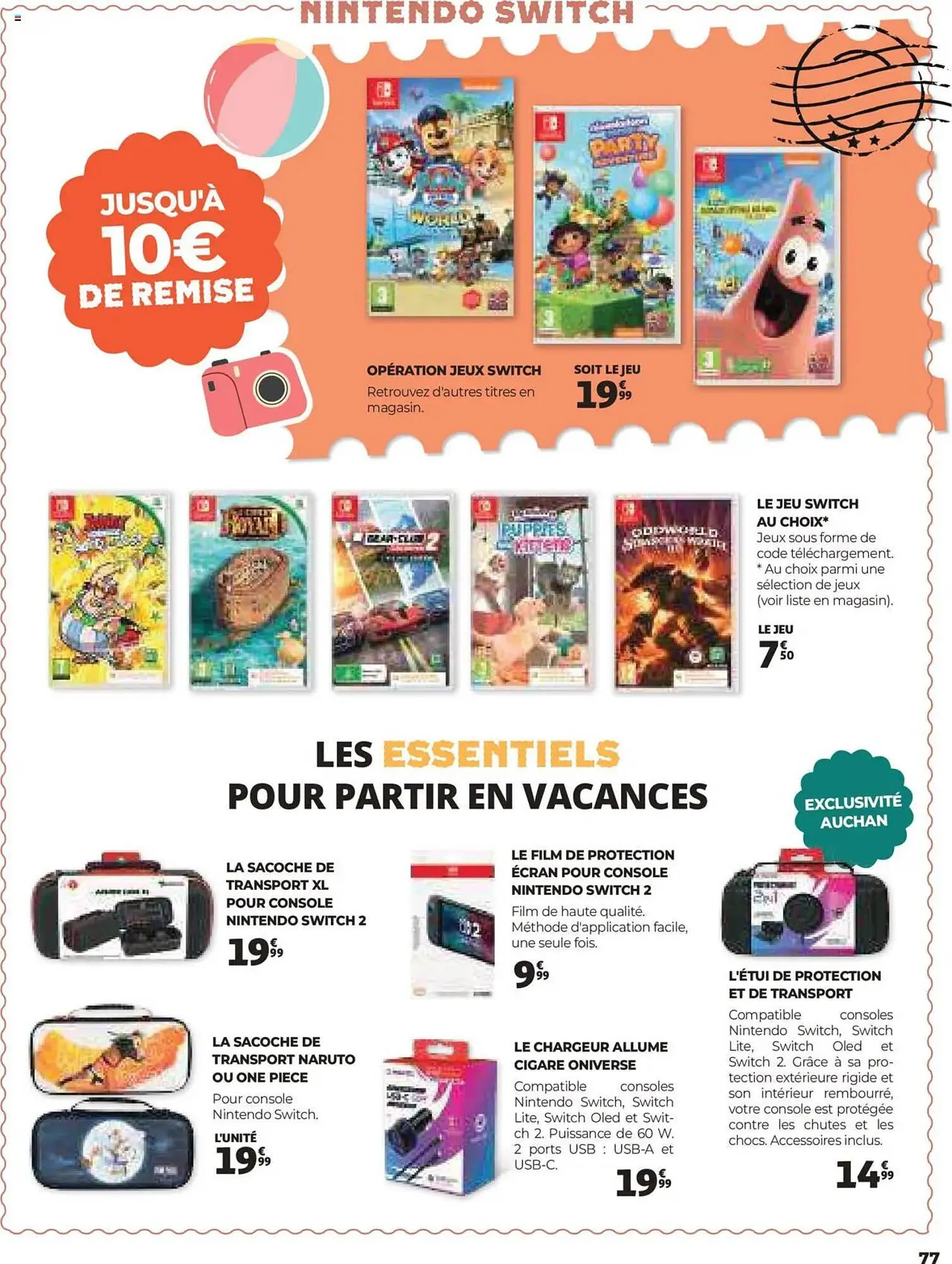 Catalogue Auchan du 25 juin au 31 août 2025 - Catalogue page 77
