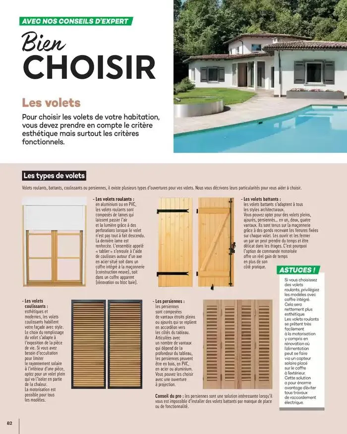 Menuiserie Extérieures 2025 du 1 janvier au 31 décembre 2025 - Catalogue page 82