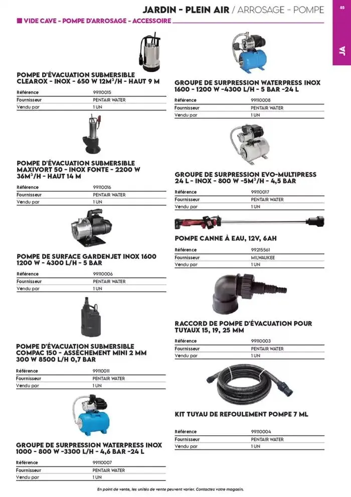 Tout faire +de 15 000 Produits du 17 décembre au 30 juin 2025 - Catalogue page 740