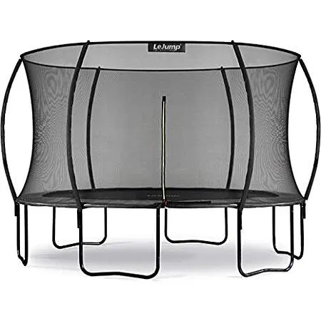 Trampoline Extérieur ∅366cm rond Noir Grand LeJump Pumpkin pour enfants