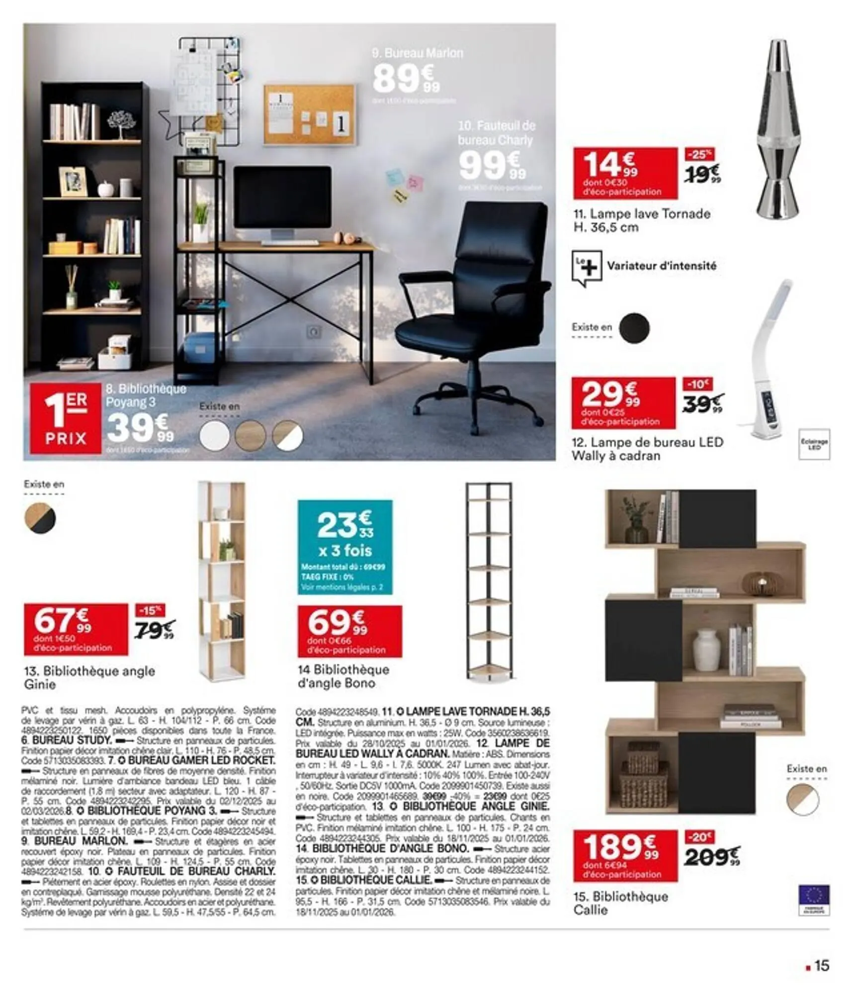 Catalogue BUT du 2 décembre au 1 janvier 2026 - Catalogue page 15