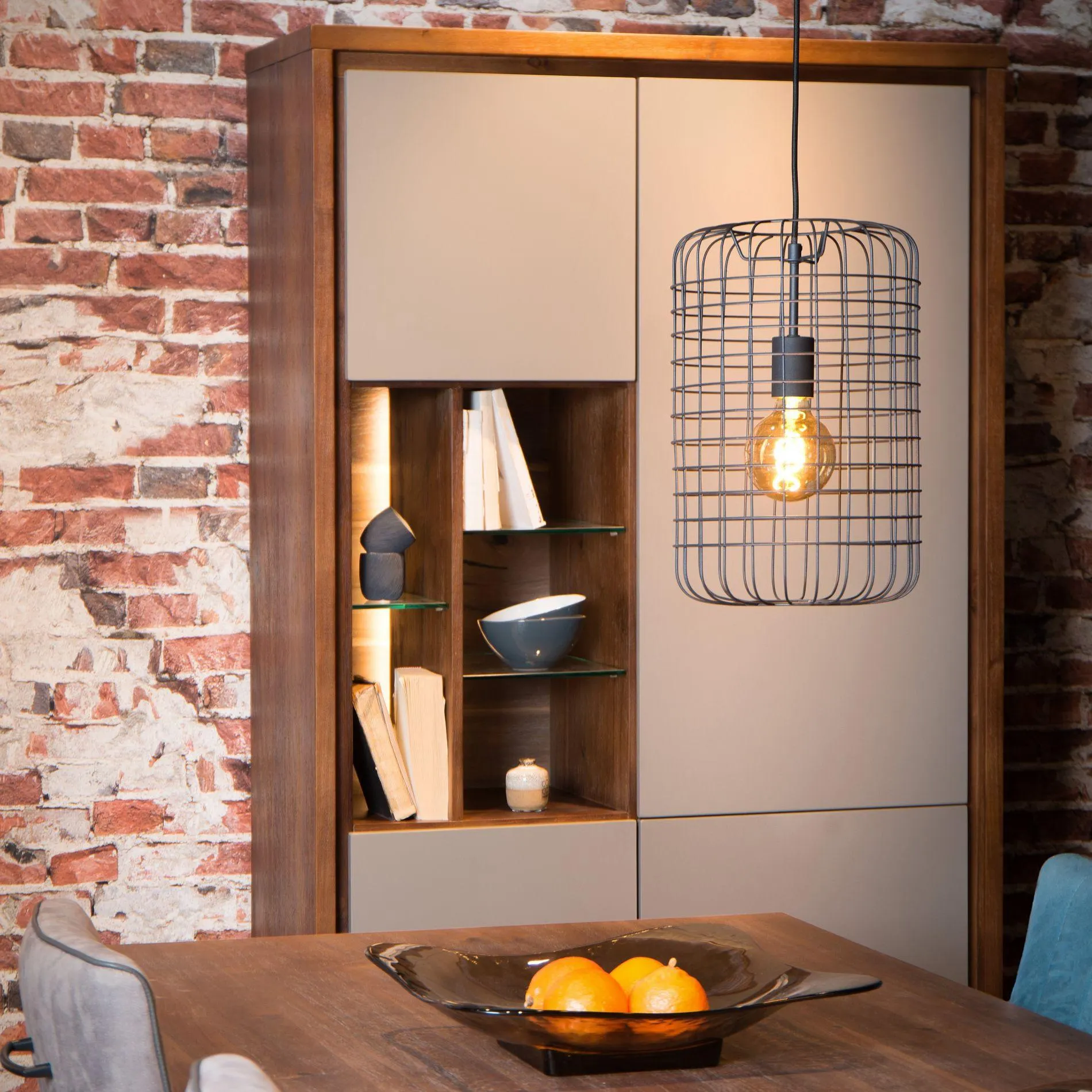 Suspension ESMEE en métal noir