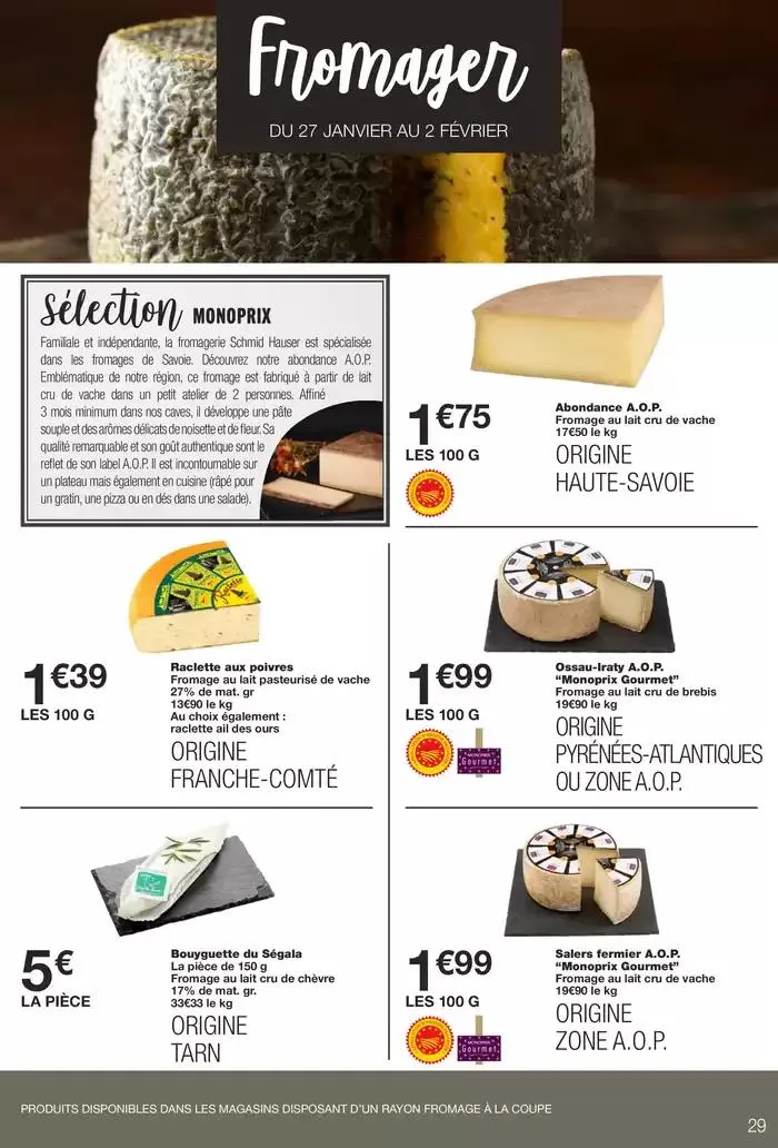 CATALOGUE PROMOTIONNEL du 20 janvier au 2 février 2025 - Catalogue page 29