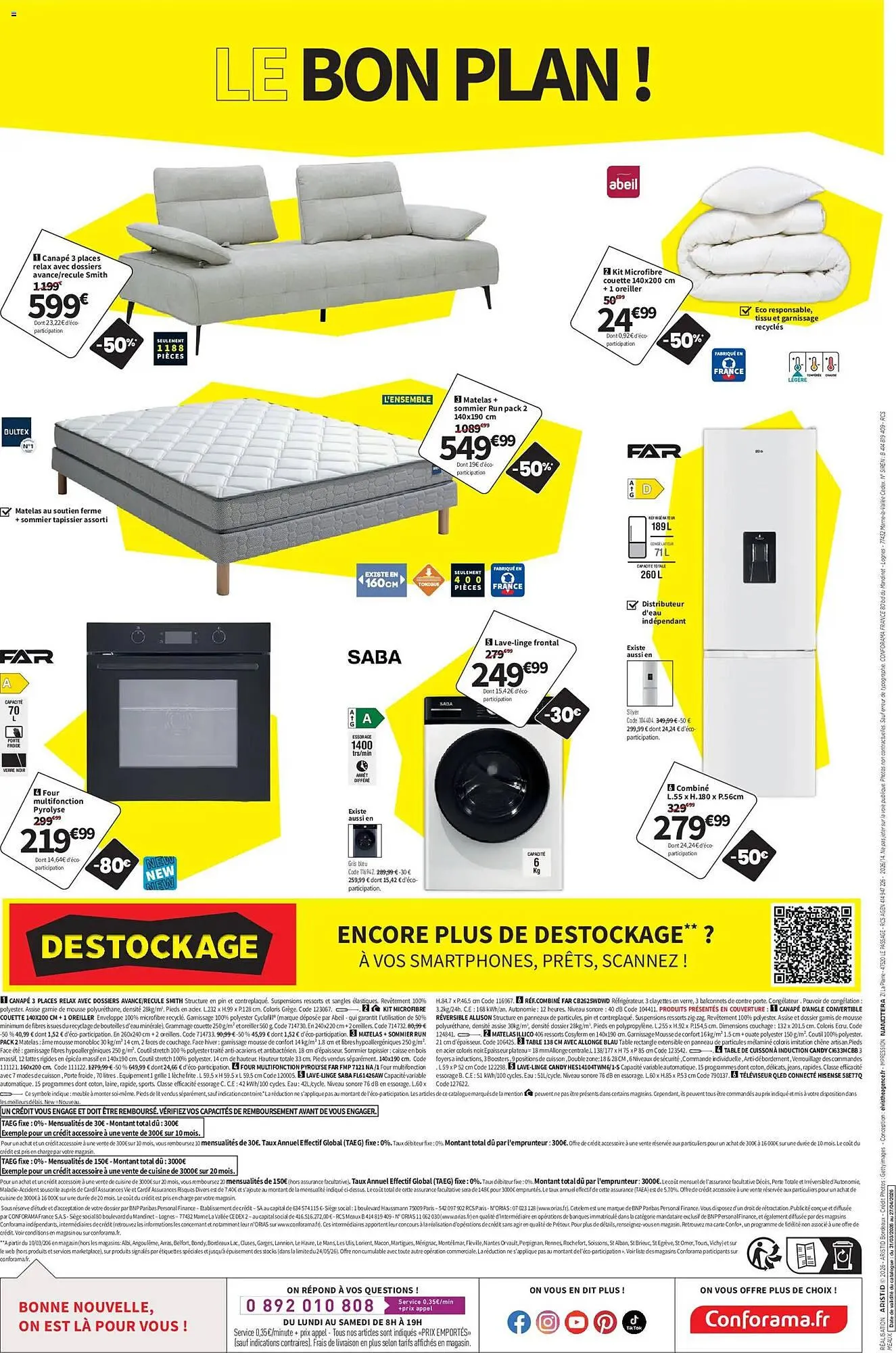 Catalogue Conforama du 31 mars au 27 avril 2026 - Catalogue page 12