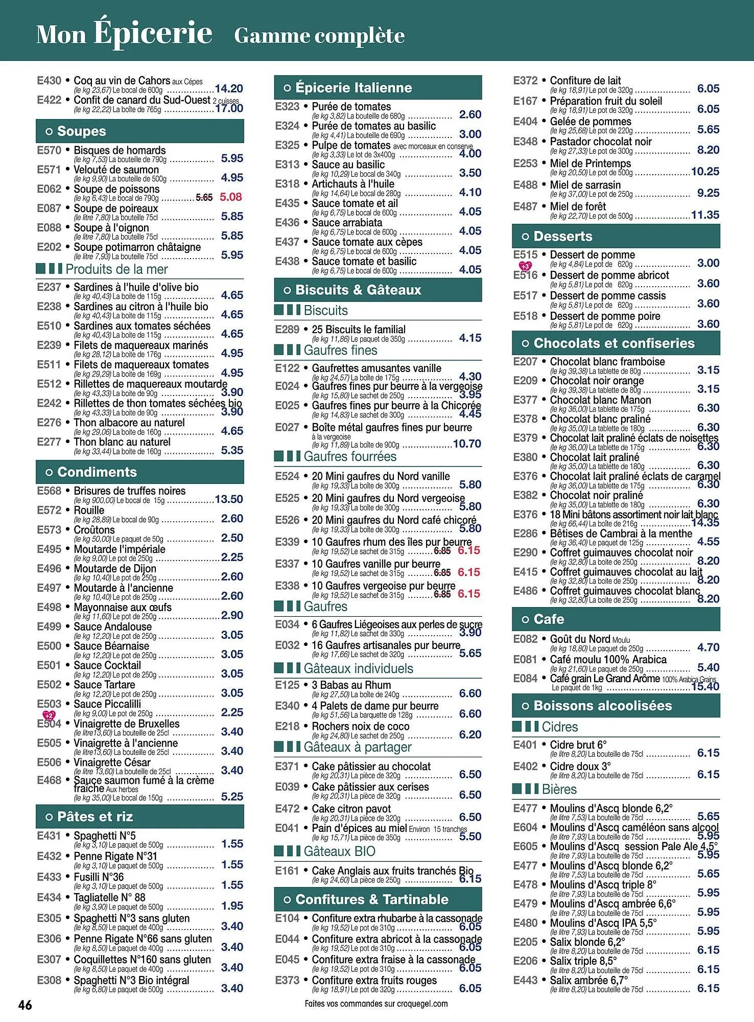 Catalogue Croque Gel du 30 décembre au 1 février 2026 - Catalogue page 46