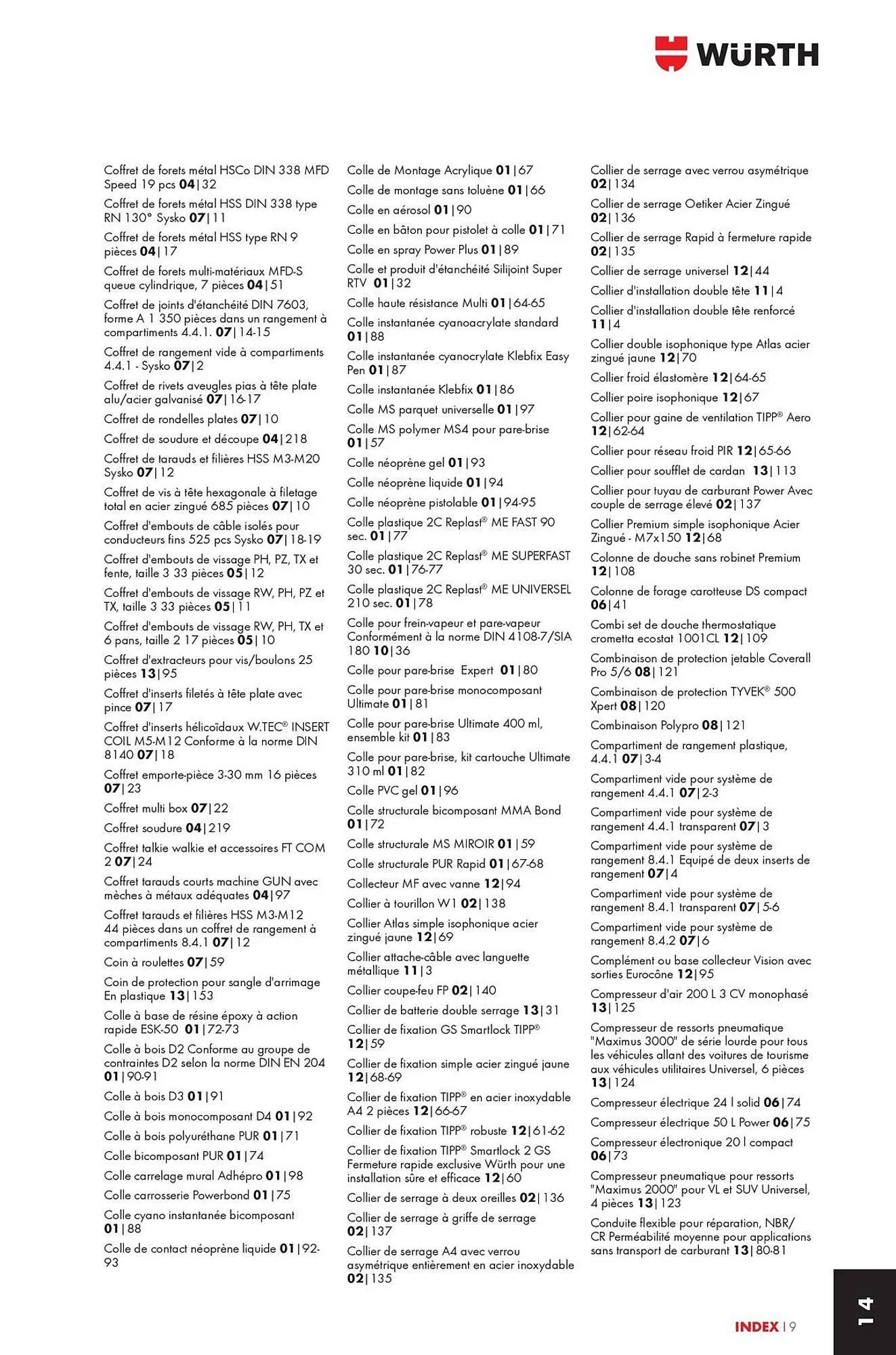 Catalogue Würth du 12 mai au 31 décembre 2025 - Catalogue page 1845