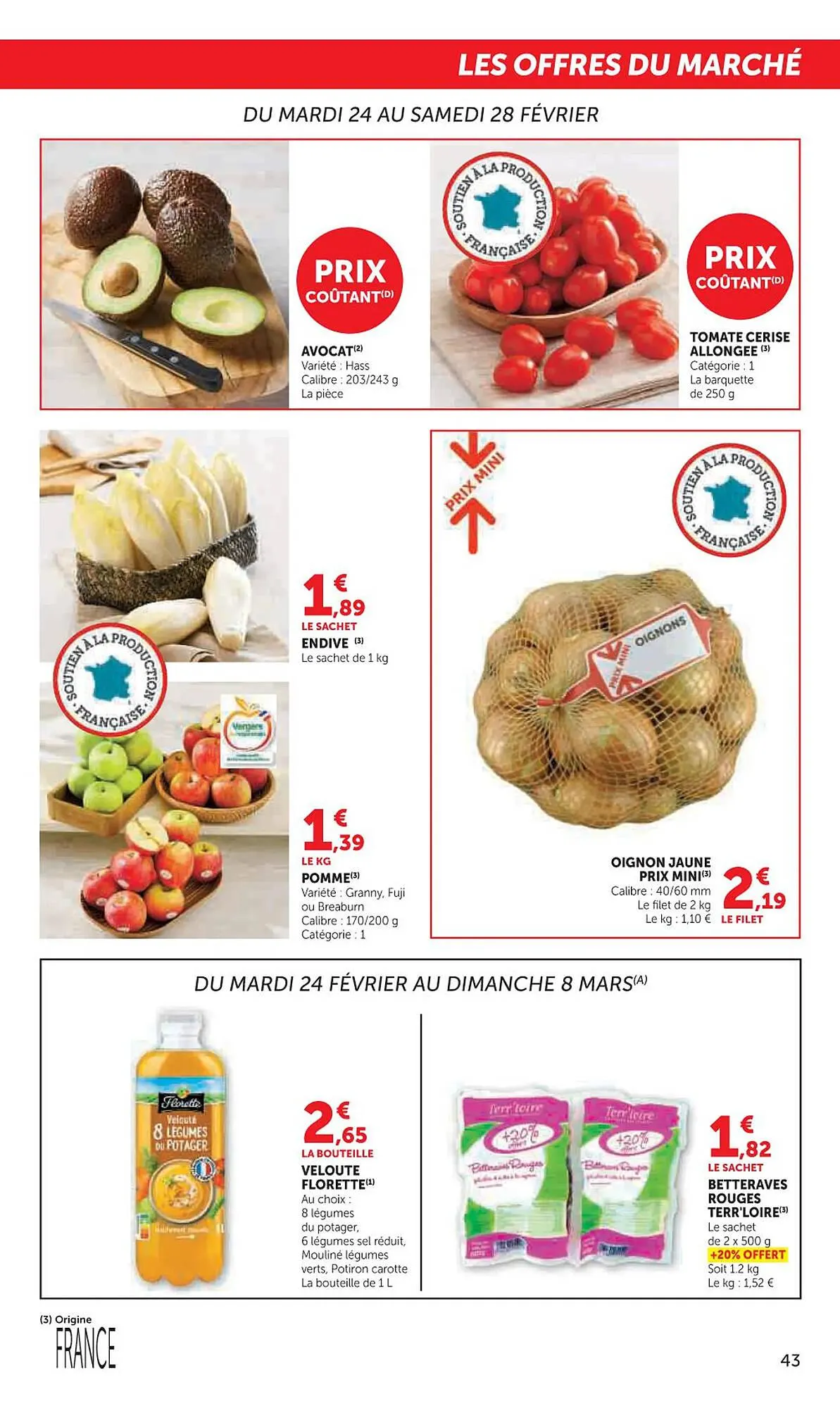 Catalogue Super U du 24 février au 8 mars 2026 - Catalogue page 43