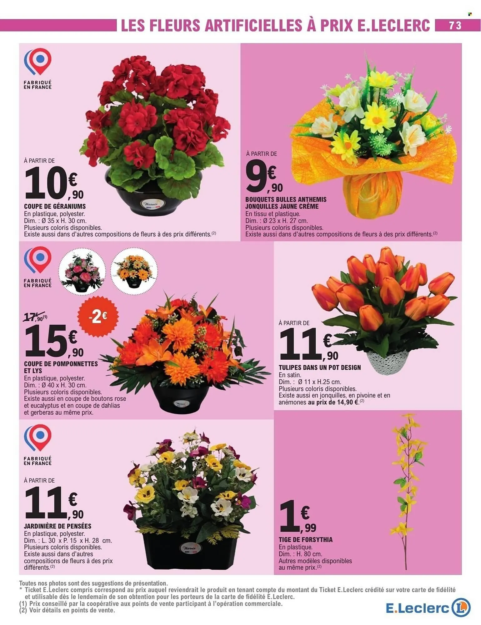Catalogue E.Leclerc du 24 mars au 4 avril 2026 - Catalogue page 73