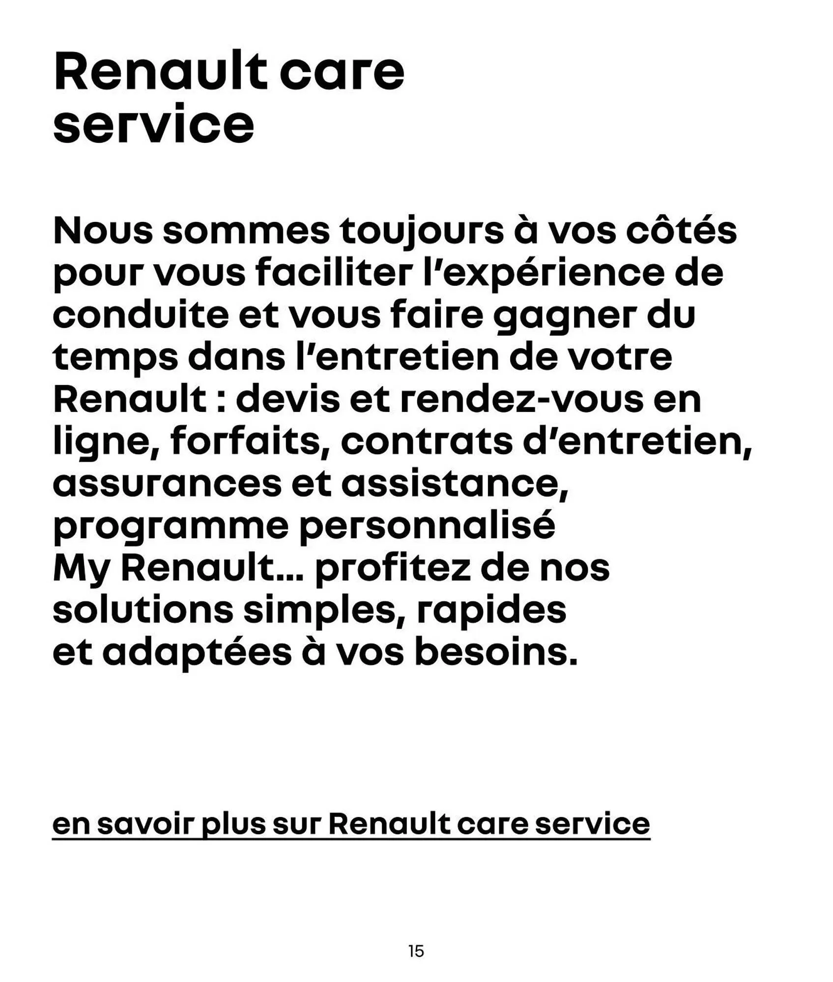 Catalogue Renault du 14 janvier au 31 janvier 2027 - Catalogue page 15