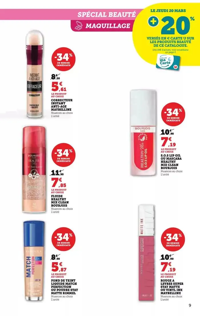 Spécial Beauté du 18 mars au 30 mars 2025 - Catalogue page 9