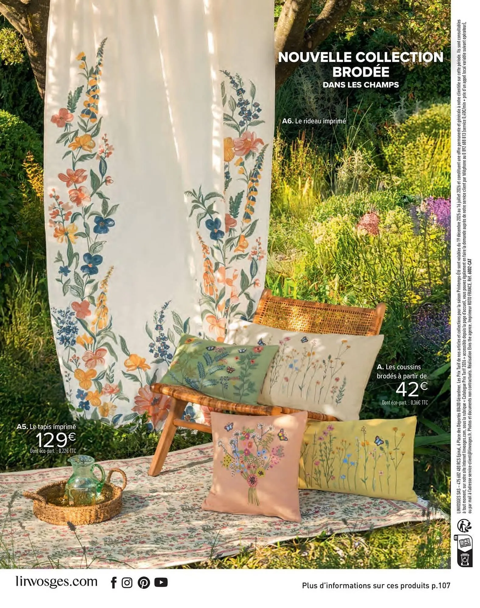 Catalogue Linvosges du 1 juin au 31 août 2026 - Catalogue page 108