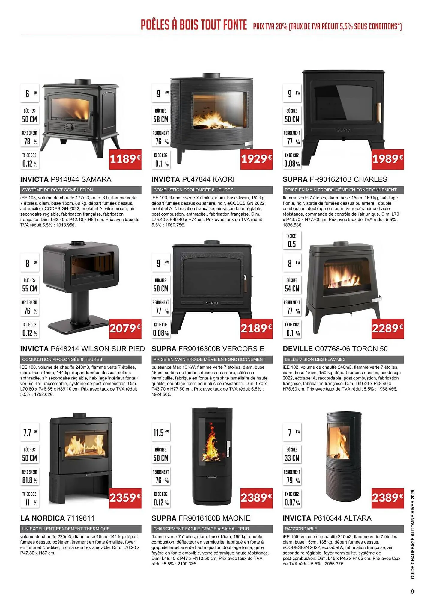 Catalogue Copra du 18 juin au 31 décembre 2025 - Catalogue page 9