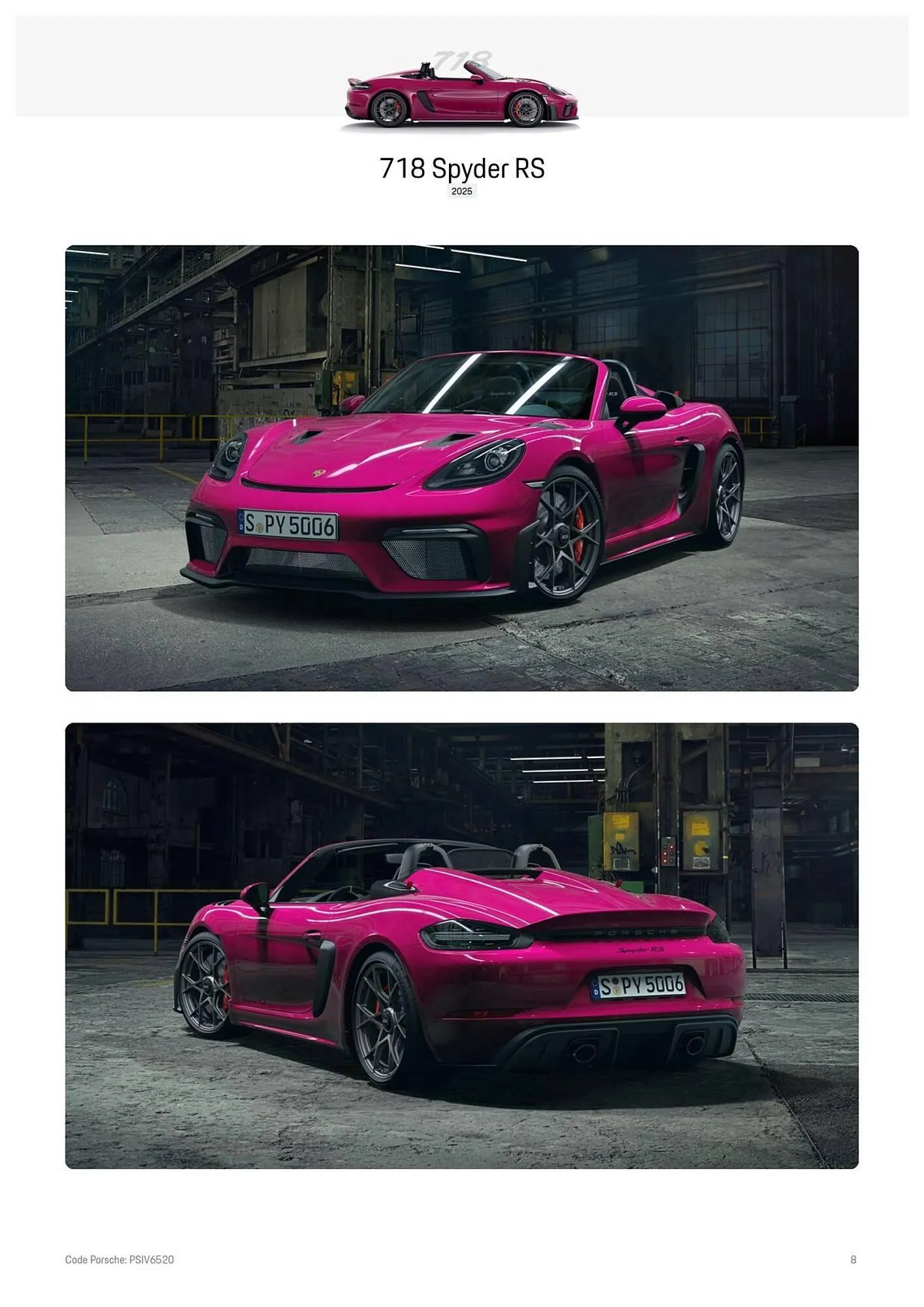 Catalogue Porsche du 11 septembre au 31 janvier 2026 - Catalogue page 8